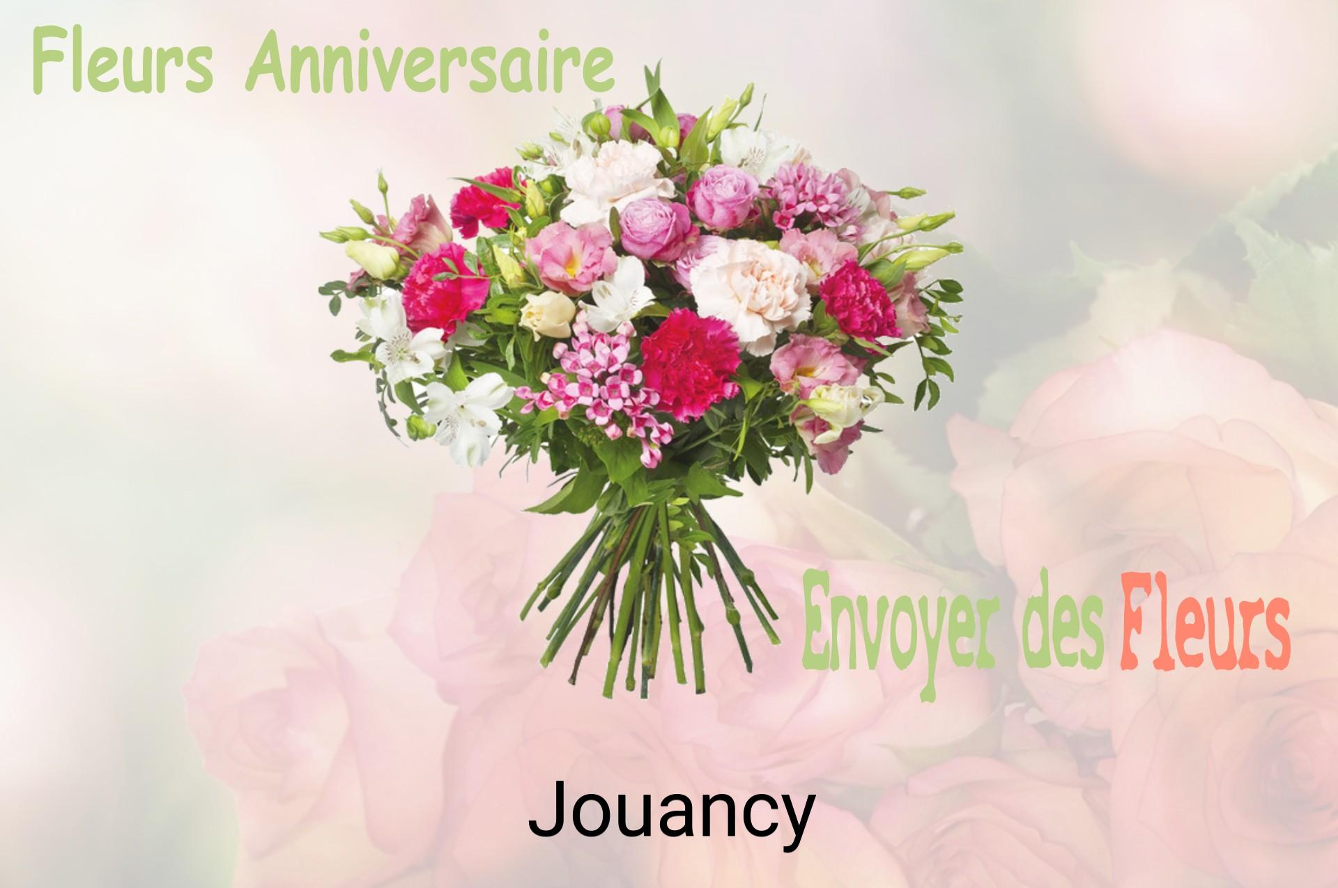 Bouquet de fleurs d’anniversaire livré à Jouancy